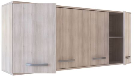 Alacena Muebles Orlandi 636 140Cm 4P Abedul