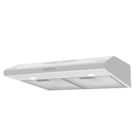 Purificador Dalton 60cm Blanco 1 motor Luz 3 Velocidades Con Filtro STILOPRO60-BL