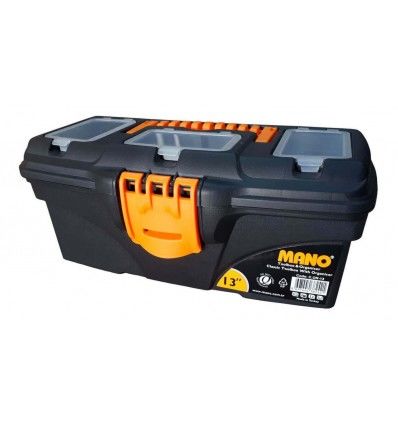 Caja De Herramientas Plást Mano 1 Cierre 320x165x160 Cor13