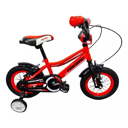 Bicicleta Firebird R12 Infantil Modelo Rocky Rojo