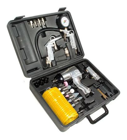 Kit Llave De Impacto Konan + Pulidora + Medidor 27 PCS