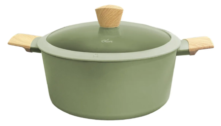 Cacerola con asas 20 cm antiadherente Hudson Oliva