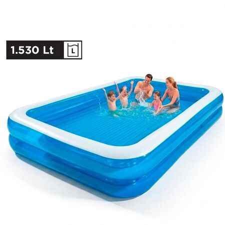 Pileta Inflable Rectangular Gadnic Familiar 1530 Lt PVC