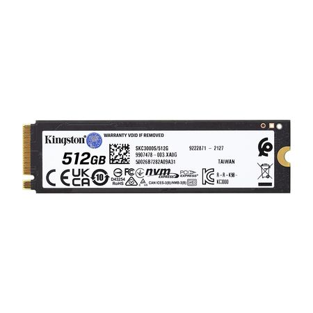 Disco Solido SSD Kingston 512GB M.2 Nvme KC3000 7000Mb/s