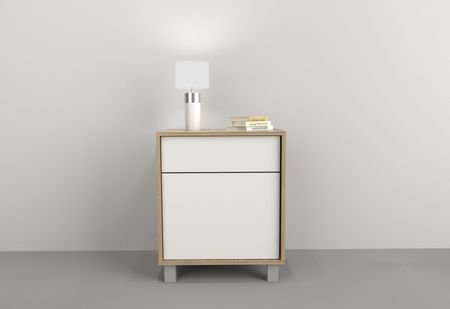 Mesa De Luz 1 Cajon 1 Puerta Olmo F. Everest Tables