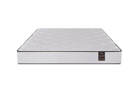 Colchon de Resorte Bonell King Koil Irlanda King Size 180x200cm Con Marco Perimetral de Acero Tela Tejido Pique Extra Firme