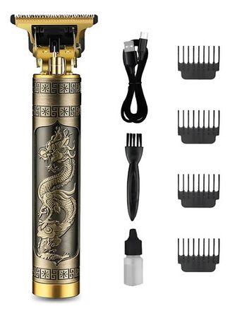Maquina De Cortar Pelo Suono Patillera Vintage Snpe-1203 Dorado