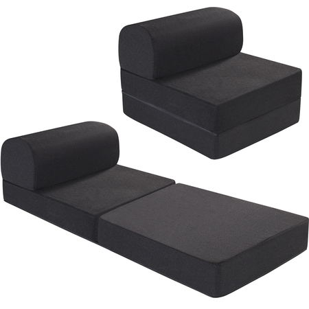 Sillon Duo Apapachos Tejido Liso Multiples Posiciones Negro