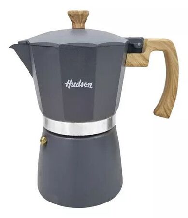 CAFETERA ALUMINIO GRIS TIPO ITALIANA 9 TAZAS M023