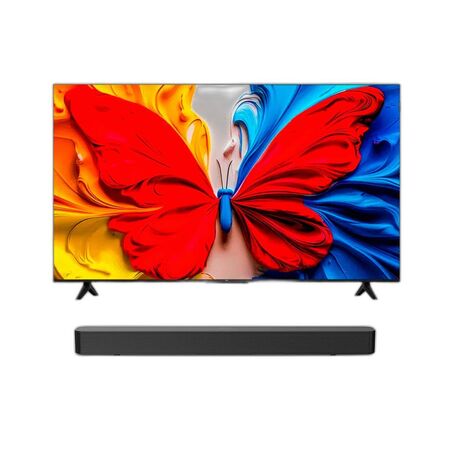 Combo Smart TV TCL 50" QLED FHD HDR10 + Barra Sonido Philips 60W BT