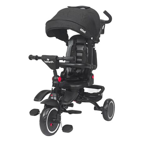 Triciclo multifuncional plegable Infanti JY-T08E negro