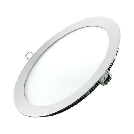Pack 10 Plafon Panel Embutido Redondo Led Frio
