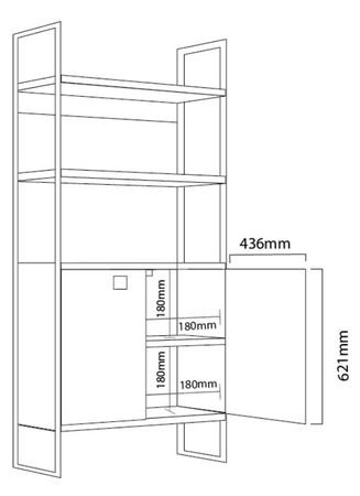 Estanteria Delos Steel DST22 DST22RNN