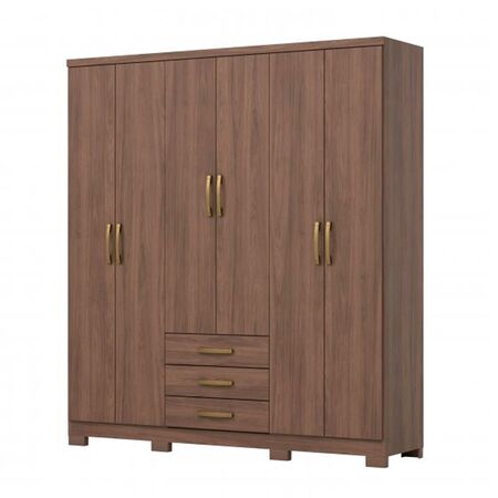 Placard Henn DA136-130 Caju Castaño 6Ptas