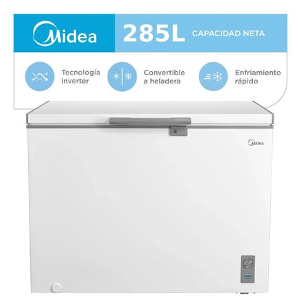 FREEZER HORIZONTAL INVERTER MIDEA 295LTS