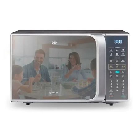 Microondas BGH Digital Plata 20lts ECO 700w