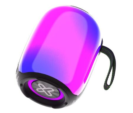 PARLANTE KLIPXTREME ZOUNDFIRE PORTATIL STEREO  TRUE WIRELES LED LIGHT  16HS-12-IPX6 RGB (KBS-250BK