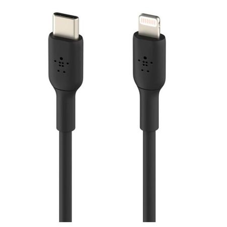 Cable Belkin PVC USB-C a Lightning Cable 1M BK