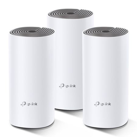 Extensor Indoor Deco E4 Pack de 3 Mesh TP Link AC1200 Wifi System