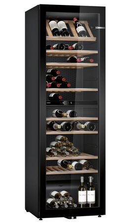 Cava Enfriadora de Vinos Bosch 199 Botellas Puerta Cristal KWK36ABGA