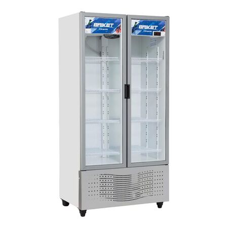 Exhibidora Briket 794L Vertical 2 Puertas BK8000CI