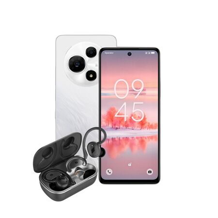 Combo TCL 60 Pro NXTPAPER 8+512GB Alps White + Auriculares TWS Dekkin
