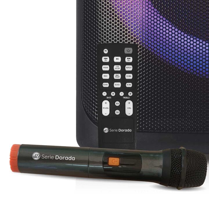 Sistema De Audio Multimedia SD-210 - Serie Dorada - 17000 P.M.P.O - Vista 3