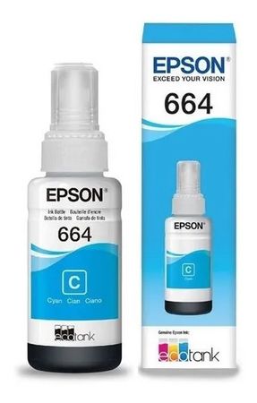 Botella de Tinta Epson L200 L355 L365 Cyan