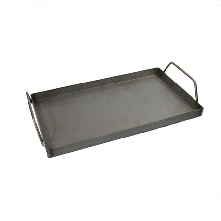 Bifera Plancha Con Asas 41,5 X 24,5 X 2,5 Foco Plateado