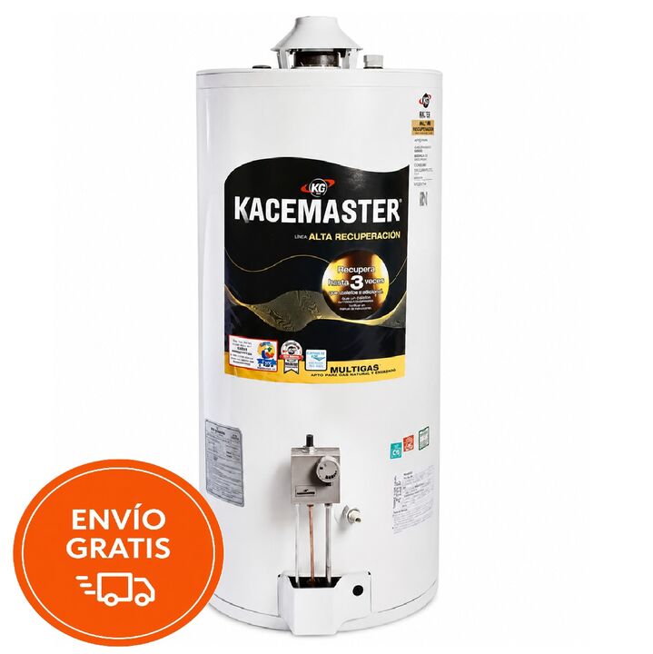 Termotanque a Gas Kacemaster 90L Carga Superior - Vista 1