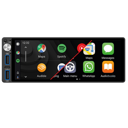 Pantalla Multimedia 6,8 Pulgadas Carplay Android Auto 1 Din