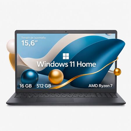 Notebook Dell Inspiron 15,6 Full HD Touch AMD Ryzen™ 7 RAM 16 GB SSD 512 GB