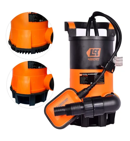 Bomba Desagote 3 En 1 Sumergible Lusqtoff Llp-250 250w 6mts
