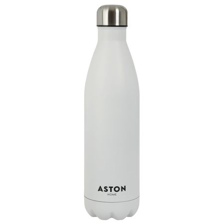 Botella De Acero Inoxidable Termica 750 ml Deportiva Blanco ASTON