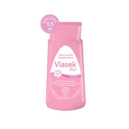 Jabon Liquido Intimo Viasek Fresh Ph 3.5 Edad Fertil 200 Ml