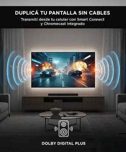 Tv Motorola Smart 65" Pulgadas Mt6510 Hd Google - Vista 3