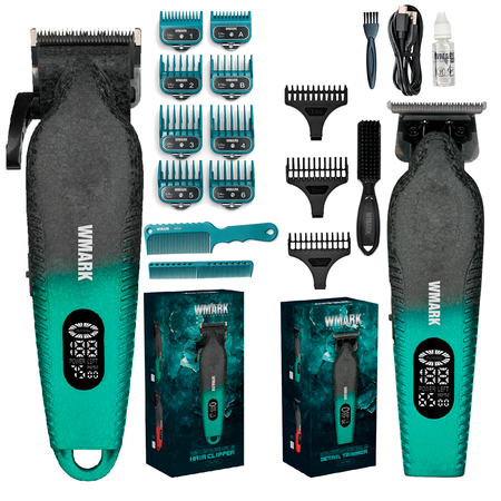 Kit Wmark Cortadora De Pelo C/Display Led NG-7005 + Trimmer