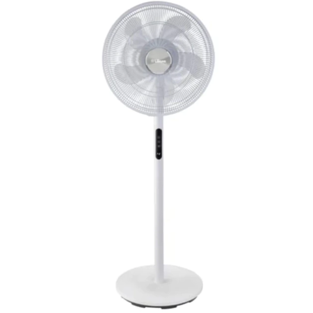 Ventilador pie 16 Liliana digital SILVERWHITE