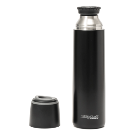 Termo THERMOS a rosca con vertedor 1Lts negro PLF-1000BK-DA