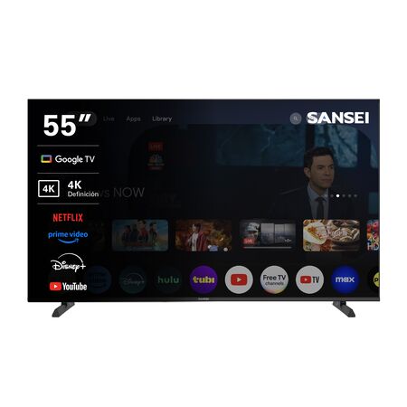 Smart Tv Sansei 55 Pulgadas 4K Google Tv 