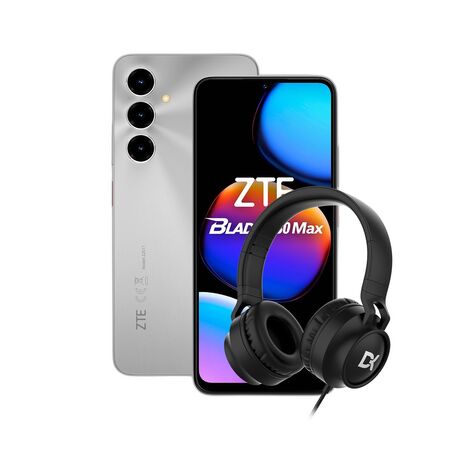 Combo ZTE V80 Max 4+256GB Silver + Auricular Vincha Dekkin USB-C