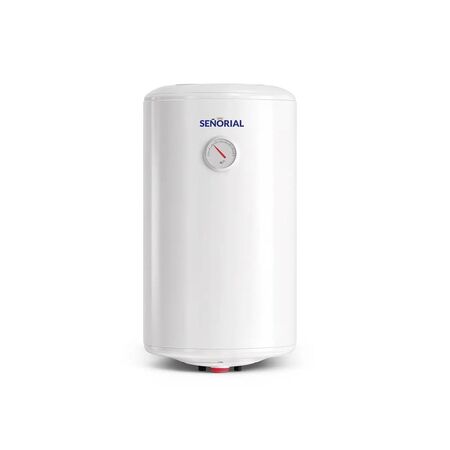 TERMOTANQUE SEÑORIAL ZAFIRO 2.0 ELECTRICO 1800 WTS 30 LTS INFERIOR DE COLGAR BLANCO