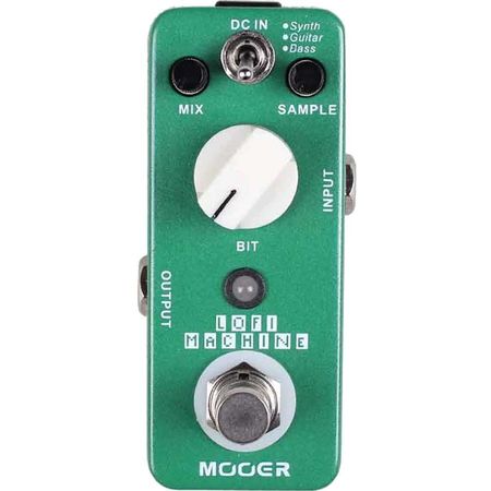 Mooer LoFi Machine. Pedal sintetizador LoFi para guitarra y bajo. Texturas creativas y sonido vintage