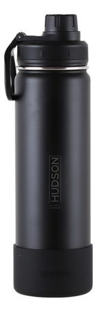 Botella Deportiva Isotérmica De 660ml Negro Hudson Negro Negro