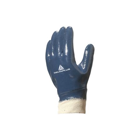 Guante nitrilo pesado recubrimiento azul N°10 Delta Plus NI155