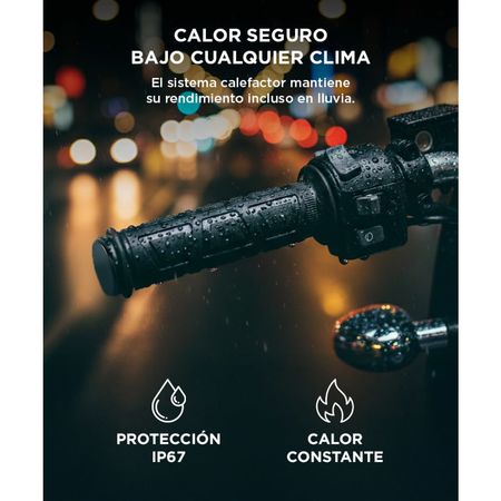 Calienta Puños Para Moto Gadnic CPM350-ADV Temperatura Graduable