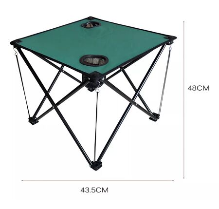 Mesa Plegable De Camping Verde