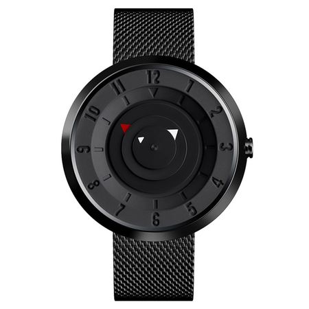 Reloj Minimalista Negro Gadnic De Cuarzo
