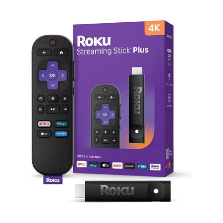 Reproductor de Streaming Roku Streaming Stick Plus 4K HDR Negro