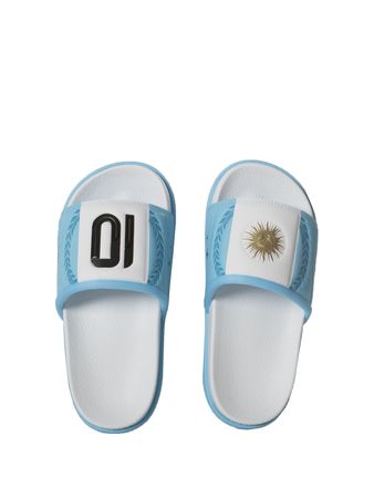Ojotas Bagunza Argentina 10 Titular Kids Niños Moda Blanco
